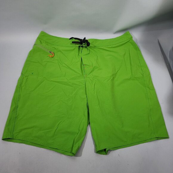 Orvis Trout Bum 10" Green Board Shorts Men's Size 42 - Picture 1 of 5
